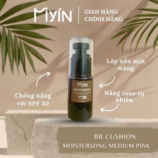 BB Cushion - Moisturizing Medium Pink Myina 15ml