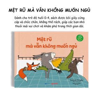 Sách - Mệt rũ mà vẫn không muốn ngủ - Rủ rỉ trước giờ đi ngủ - Crabit Kidbooks