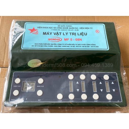 Máy vật lý trị liệu Wonder MF5-08N (New xanh) Bộ quốc phòng.