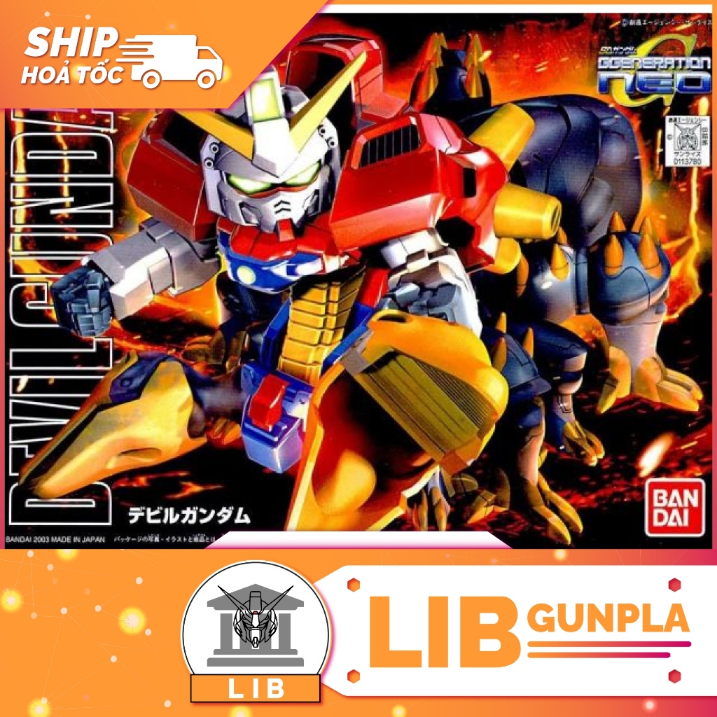 Mô hình lắp ráp Gundam Bandai SD BB Senshi JDG-00X Devil Gundam