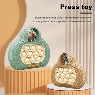Máy game popit thế hệ mới , 999 level có đèn và nhạc , đồ chơi popit khủng long - xe tăng