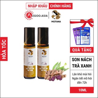  Son Nách Cao Trà Xanh Motana, Lăn Khử Mùi Hôi Nách, Ngăn Tiết Mồ Hôi Đến 72h (AZGoo phân phối chính hãng)