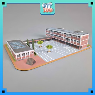 Mô hình giấy Trường học School ver 1