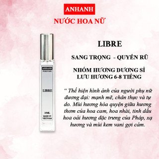 Nước hoa nữ ANHANH LIBRE - Hương thơm sang trọng, quyến rũ, ngọt ngào - Lưu hương lâu 6-8 Tiếng