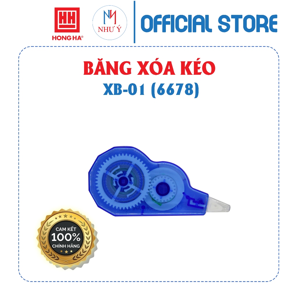 Băng xóa kéo XB-01 Hồng Hà - 6678