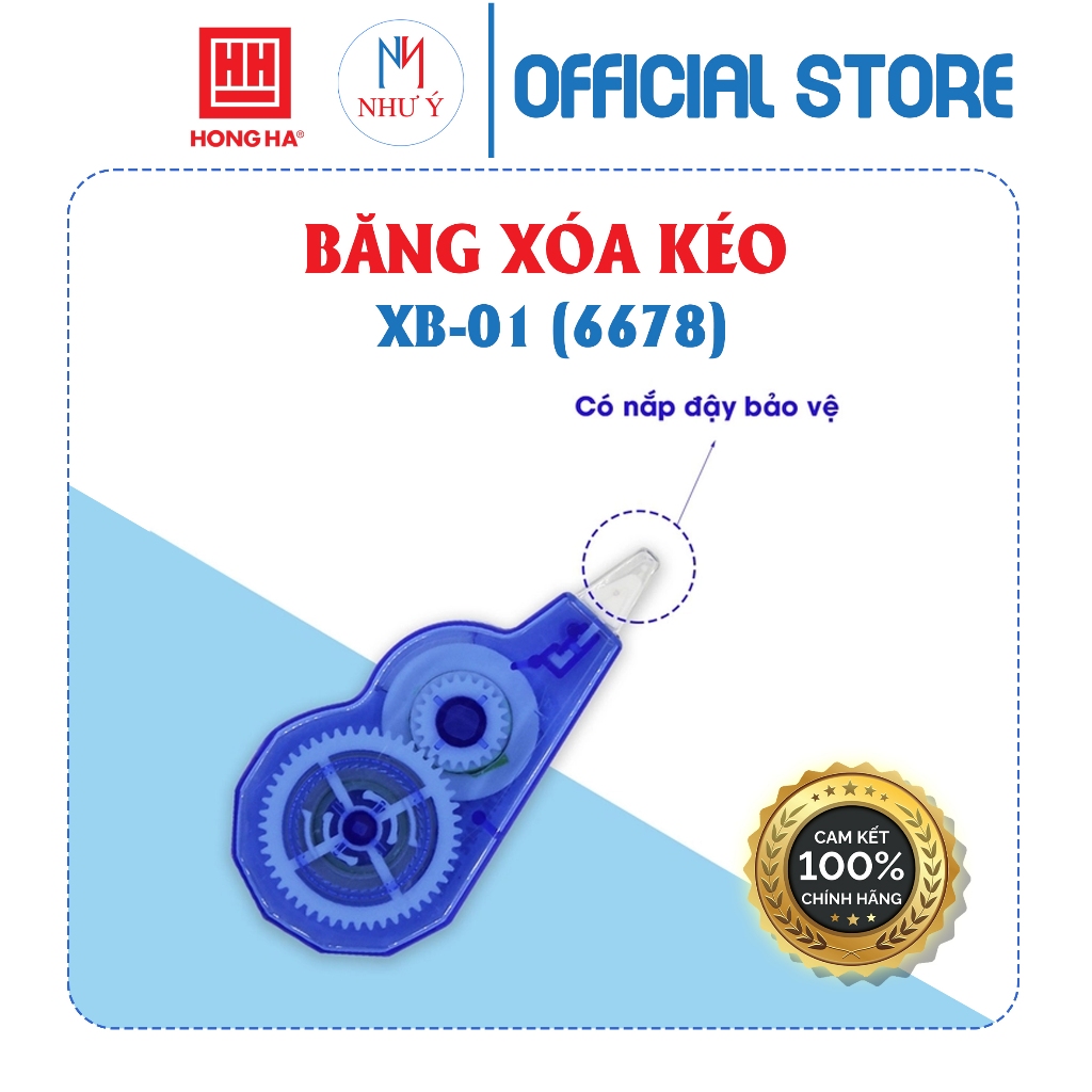 Băng xóa kéo XB-01 Hồng Hà - 6678