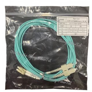 Dây nhảy quang SC - LC multimode om3 duplex 3.0 3m