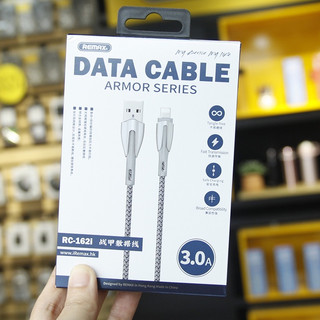 Cáp sạc nhanh remax armor series data cable 3.0a rc-162i usb to l dùng cho i.p