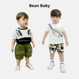 Đồ bộ bé trai Bộ ngắn tay mùa hè cho bé trai từ 9kg đến 23kg