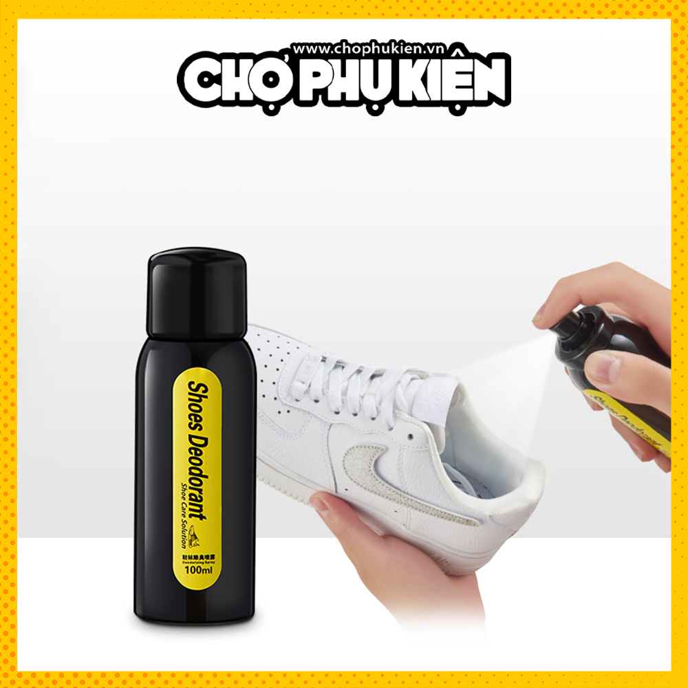 Xịt khử mùi giày dép Shoes Deodorant 100ml khử mùi mồ hôi chống oxy hóa