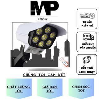 Đèn Năng Lượng Mặt Trời Mô Hình Camera Chống Trộm, Đèn sử dụng nl mặt trời bảo hành 6 tháng