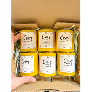  Nến trụ sáp ong nhỏ Cosy trang trí nhà cửa thờ cúng không khói khử mùi an toàn làm kẹo sáp ăn được trị viêm tai giữa 