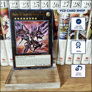 Thẻ bài Yugioh chính hãng  Number 107: Galaxy-Eyes Tachyon Dragon – Rare