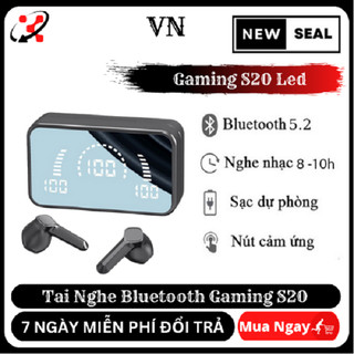 Tai Nghe Bluetooth TWS 5.2 S20 Thế Hệ Mới Cải Tiến Pin Khỏe Âm Thanh Hay Bass Trầm Có Micro Hỗ Trợ Đàm Thoại