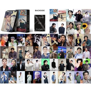 Hộp 55 card rm entirety, lomo rm bts bo góc