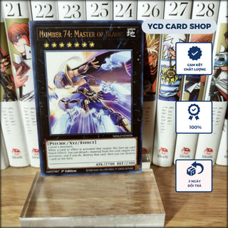 Thẻ bài yugioh chính hãng Number 74: Master of Blades – Rare