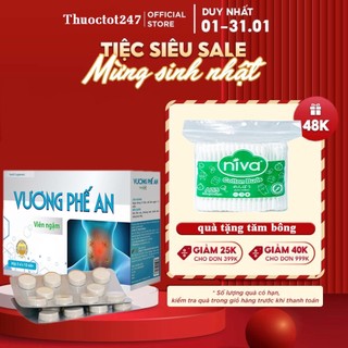  VIÊN NGẬM VƯƠNG PHẾ AN CHÍNH HÃNG - HỖ TRỢ BỔ PHẾ GIÚP GIẢM HO LOÃNG ĐỜM HỖ TRỢ GIẢM ĐAU RÁT HỌNG DO HO KÉO DÀI. 