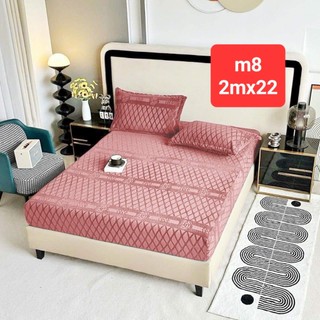 Set 3 món Ga Gối Coco Nỉ Nhung Siêu Mịn Ấm Hoạ Tiết Mẫu Mới Sang Trọng |Ga Gối Coco Có Sẵn Kích Cỡ M6/M8M2M2 [Hồng phấn]