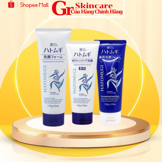 Sữa Rửa Mặt Hatomugi Ý Dĩ Trắng Da, Dưỡng Ẩm Cleansing Facial Foam 130g 170g