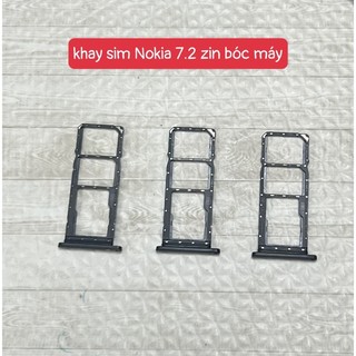 Khay sim Nokia 7.2 zin bóc máy