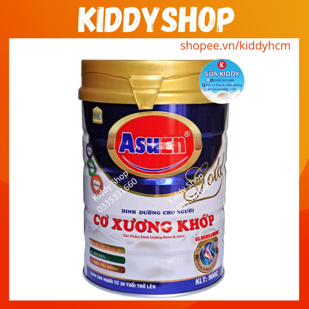 Combo 2 lon Sữa xương khớp Asuen dinh dưỡng chuyên biệt cho người bệnh xương khớp 900g