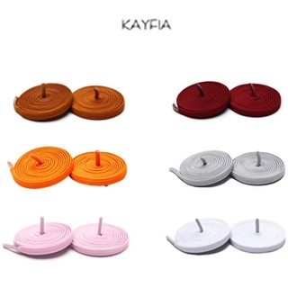 [Mã INBAU25 giảm 25K đơn 149K] 2 dây giày thể thao KAYFIA dạng dẹp, chất liệu cao su co giãn bản rộng 6mm, dài 100cm