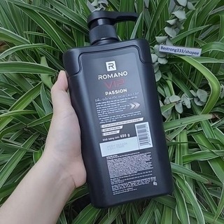 [MẪU MỚI] Dầu gội Cao Cấp Romano Vip 650g