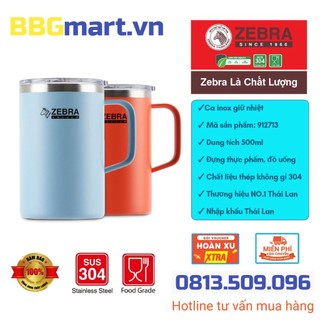 Ly giữ nhiệt merry 500ml zebra thái lan - 912713