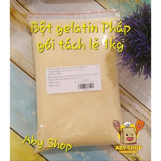 Gói lẻ 1kg Gelatin bột Pháp ⚡ GIÁ SỐC ⚡ Gelatin dùng trong chế biến bánh kẹo, nấu khúc bạch, tàu hũ