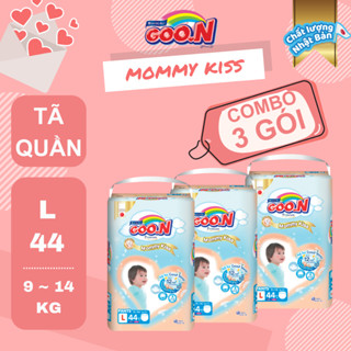 Combo 3 Tã quần GOO.N Mommy Kiss size L44/ XL40/ XXL34/ XXXL24