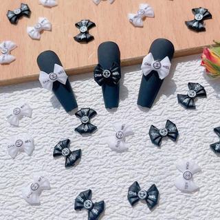 Sét Charm nơ gắn móng trang trí móng, trang trí móng