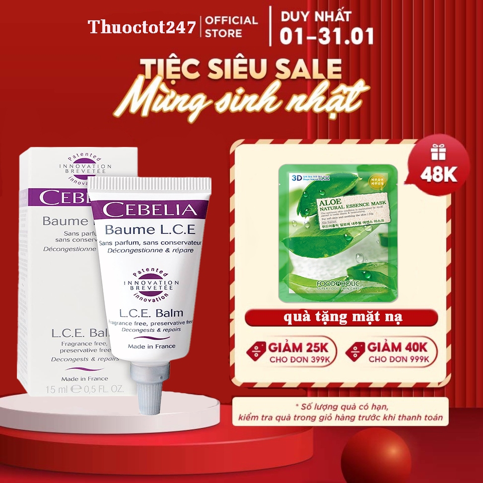 Cebelia LCE Balm - Gel làm lành vết thương, chống thâm tím, phù nề