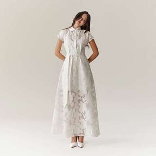 Đầm organza thêu hoa | fleur dress | chen inspired