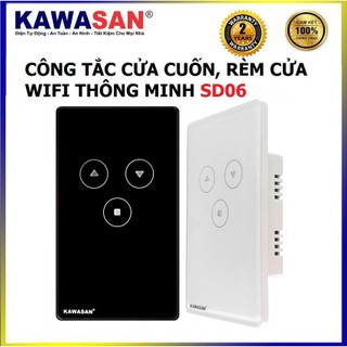Công tắc thông minh điều khiển cửa cuốn, rèm cửa qua Wifi SD06