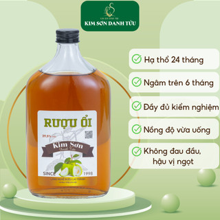 Rựơu Ổi Lên Men Hạ Thổ Nồng Độ Vừa 29,5% Chính Hiệu Kim Sơn Ninh Bình