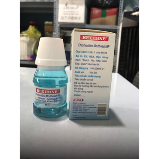 Nước Súc Miệng Sát Khuẩn Hexidine 80ml