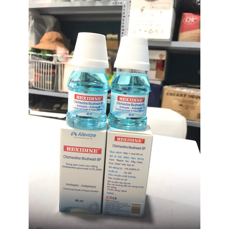 Nước Súc Miệng Sát Khuẩn Hexidine 80ml