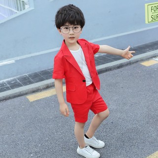 Bộ vest bé trai cực chất sang chảnh chất liệu cotton mềm mịn thoải mái cho bé T3