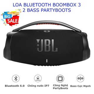 Loa bluetooth jbl bombox -loa bluetooth jbl boombox 3 - âm thanh siêu bass cực mạnh, chống nước ipx7