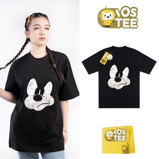 Áo Phông Cộc Tay IOSTEE Chất Liệu Cotton Form Rộng Cá Tính In Hình Mickey IOS20
