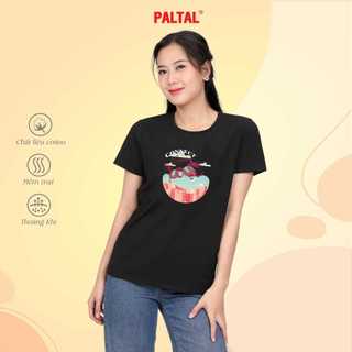 Áo thun thời trang 𝐏𝐀𝐋𝐓𝐀𝐋 chất liệu Cotton phom rộng cổ tròn năng động và tiện dụng -Thương hiệu 24 năm - 020p 0041