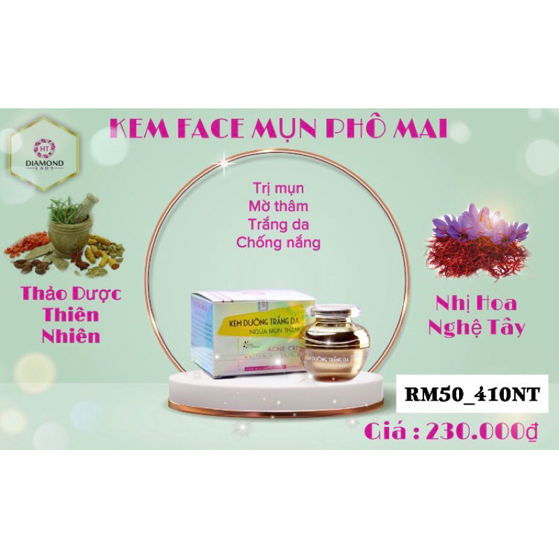 Kem dưỡng ngừa mụn thâm Diamond Lady