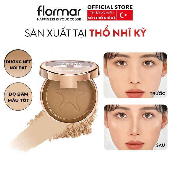 Phấn Tạo Khối FLORMAR Bronzing Powder