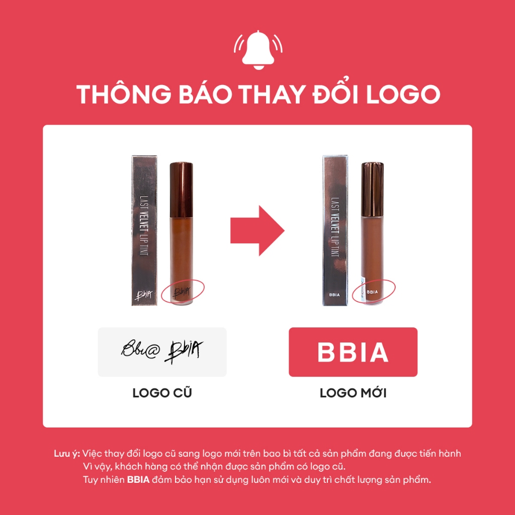 Son Kem Lì Bbia Last Velvet Lip Tint Version 1  5g Bbia Official Store
