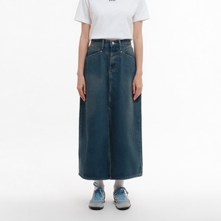 Chân váy Denim Owlbrand All About Owl/Xanh dirty