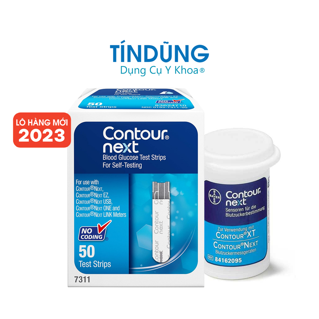 Que thử đường huyết Contour Next 100 que