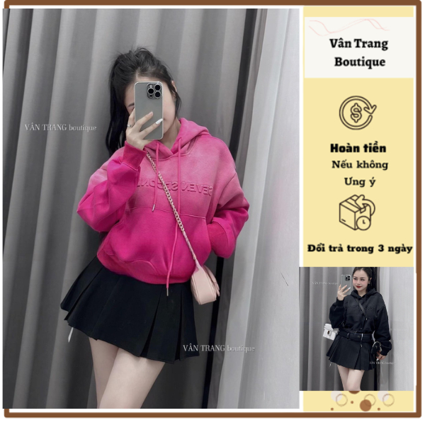 T231 Áo hoodi loang màu hàng quảng châu loại 1 chuẩn ảnh sàn