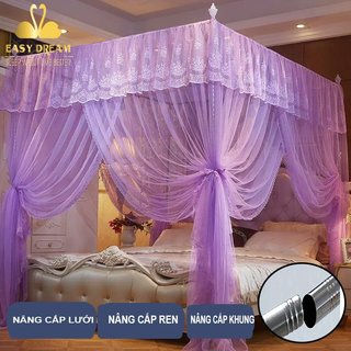 NÂNG CẤP KHUNG Màn khung ( mùng ) chống muỗi / chống côn trùng [ không khoan tường ] inox cao cấp