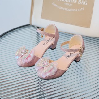 [XẢ HÀNG] Giày công chúa cao gót cho bé gái lấp lánh size 26-35 hàng Quảng Châu cao cấp