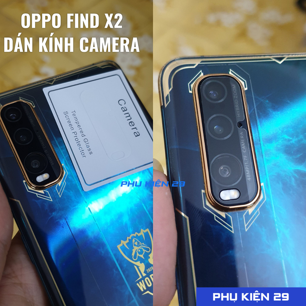 [Oppo Find X2/ Find X2 Pro] Kính chống xước Camera